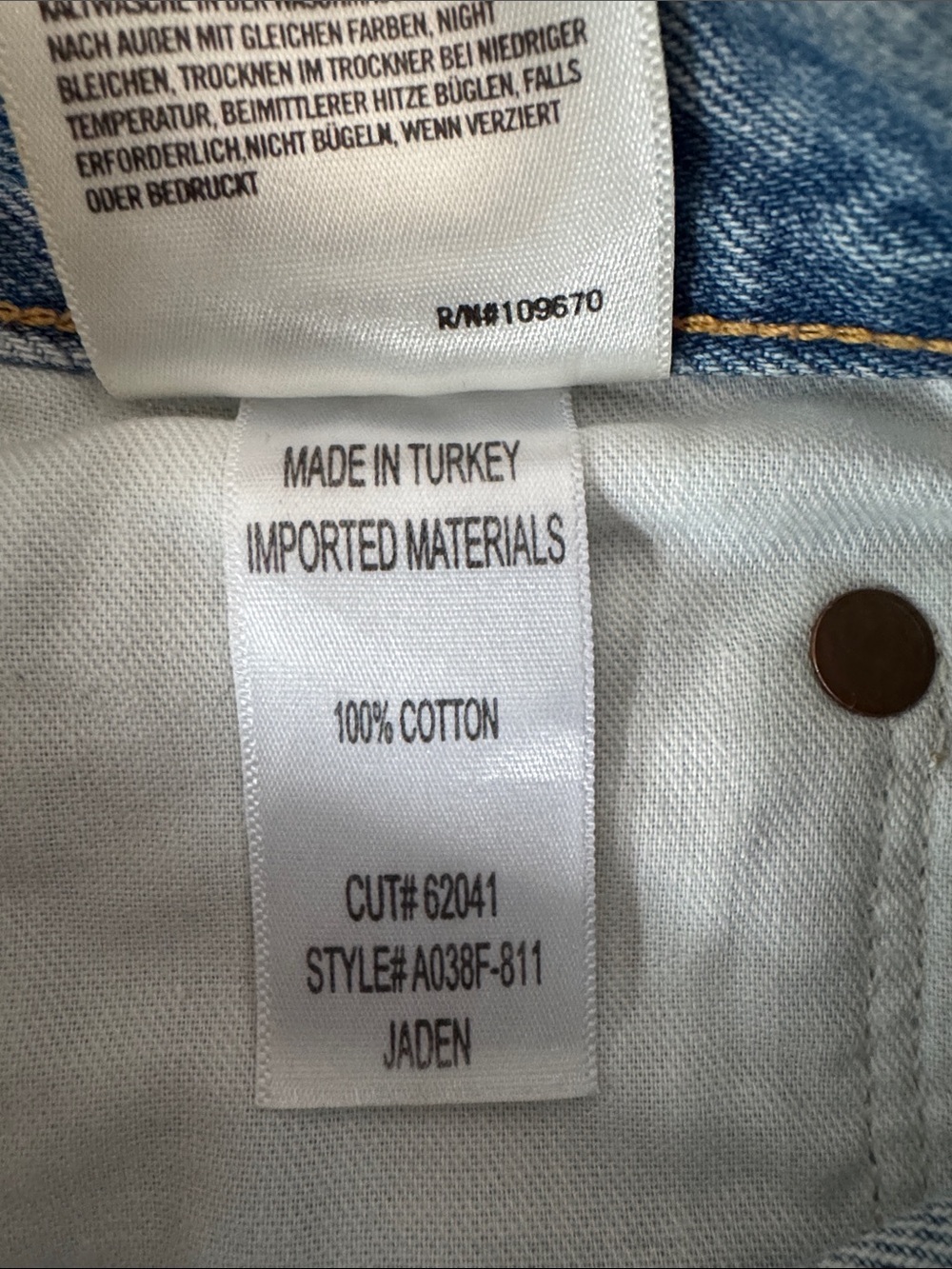 AGOLDE Jaden Jean Short Sz 26 - Picture 8 of 9